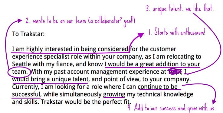 first paragraph of a cover letter example