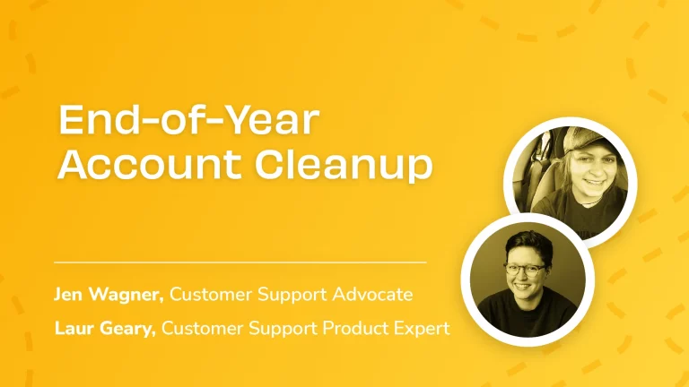 End Of Year Account Clean Up