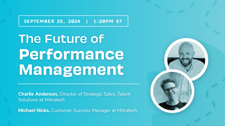 The Future of Performance Management